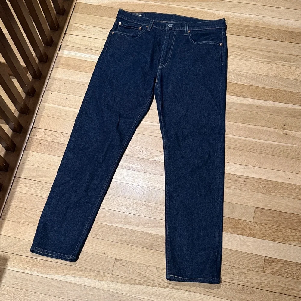 Levi’s 502 Slim Taper - 36x34 - Dark Wash - Picture 1 of 7